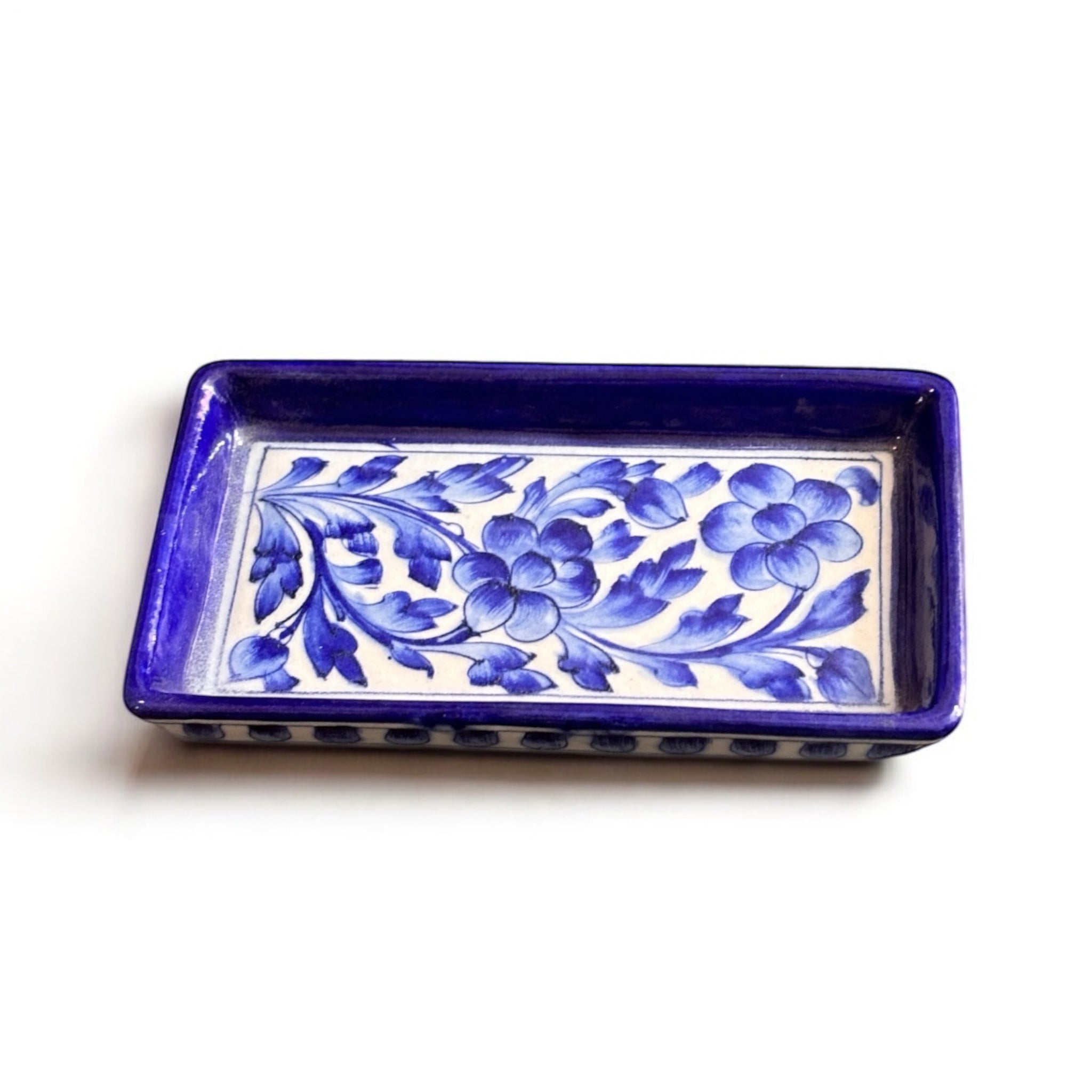 Blue Pottery Tray