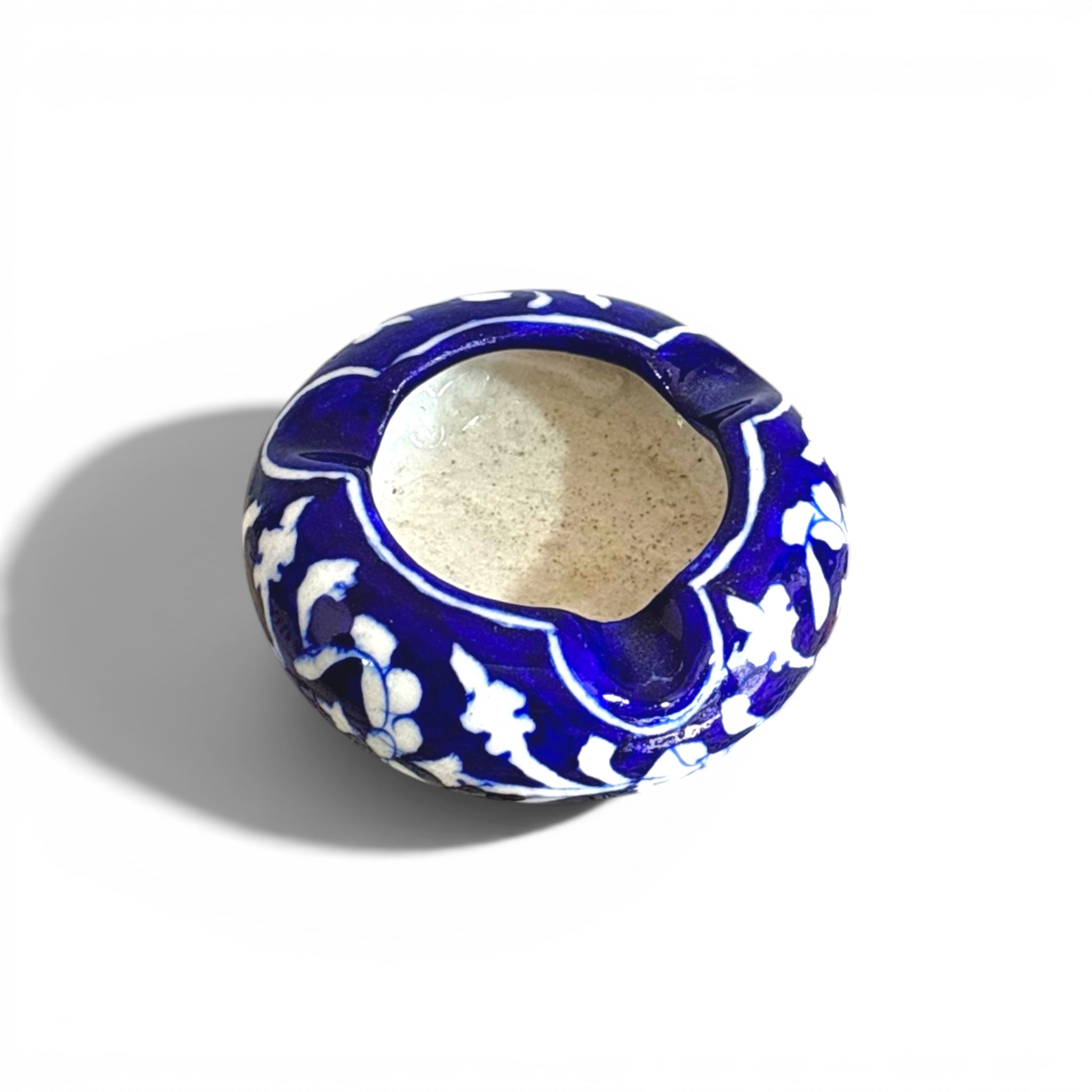Blue Pottery Ashtray