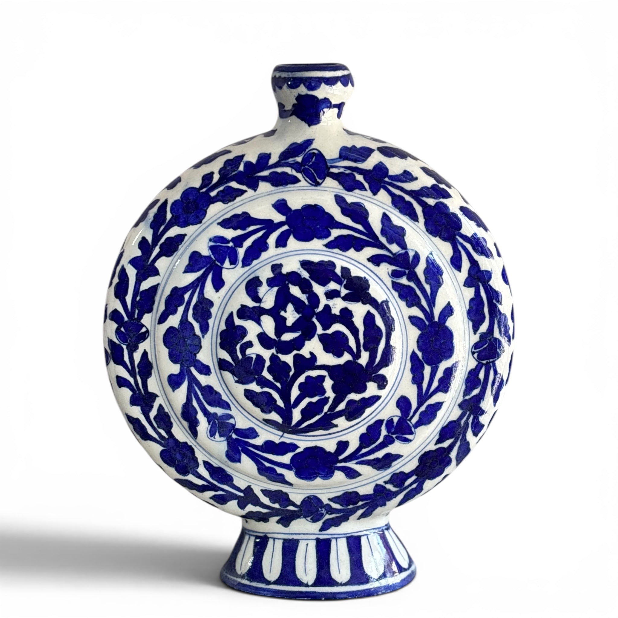 Blue Pottery T-vase