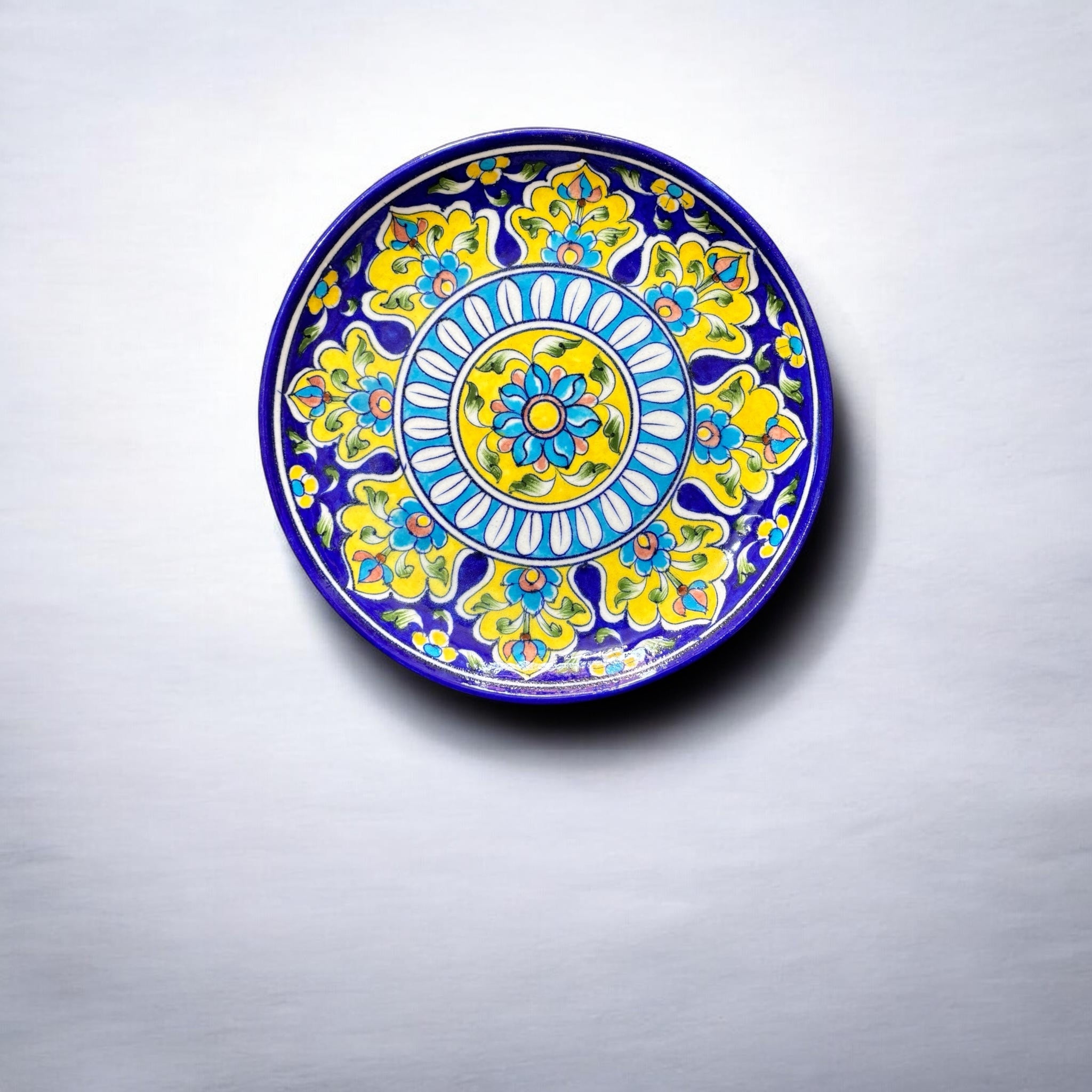 Blue Pottery 10inch Plate