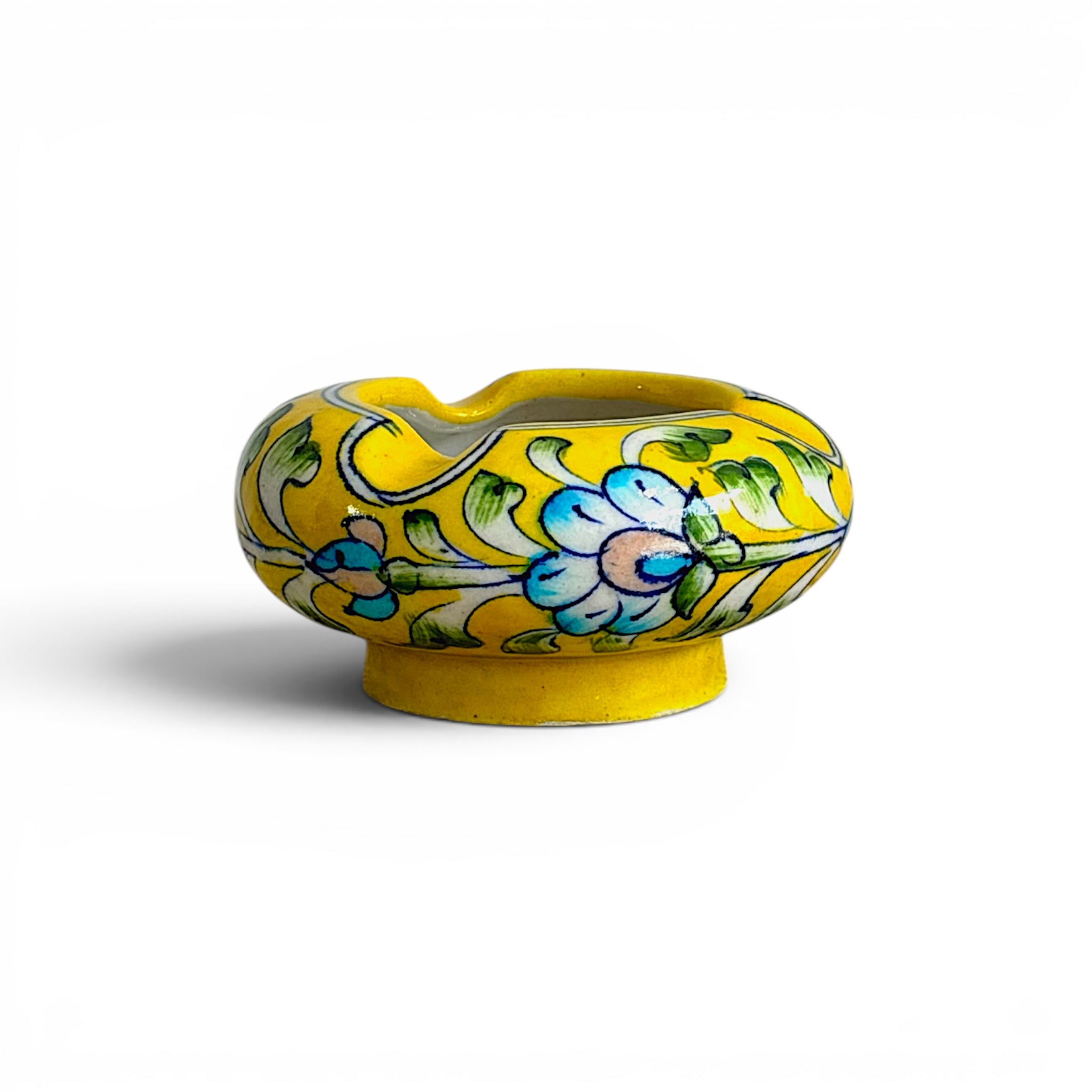 Blue Pottery Ashtray