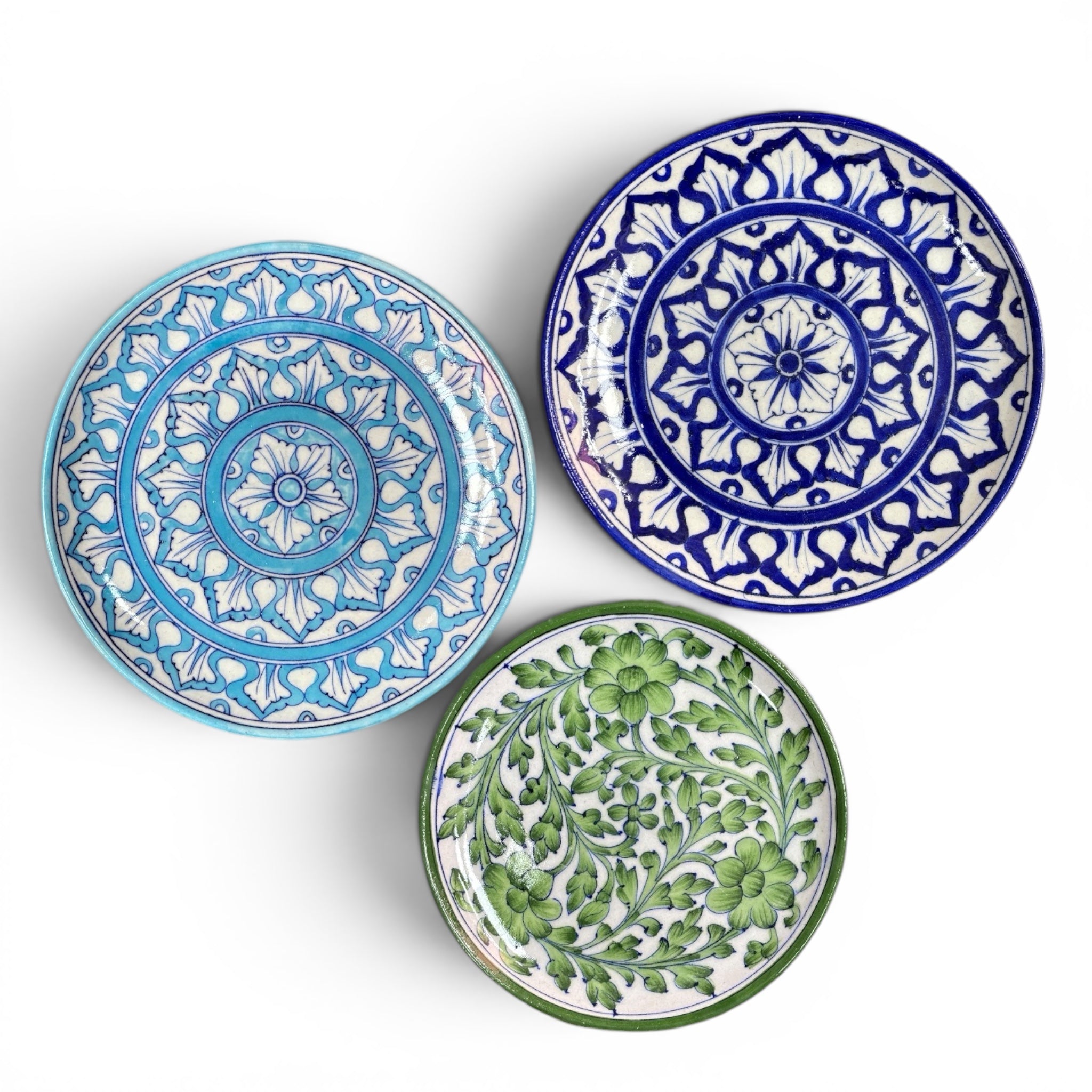 Blue Pottery Wall Hanging (Set of 3)