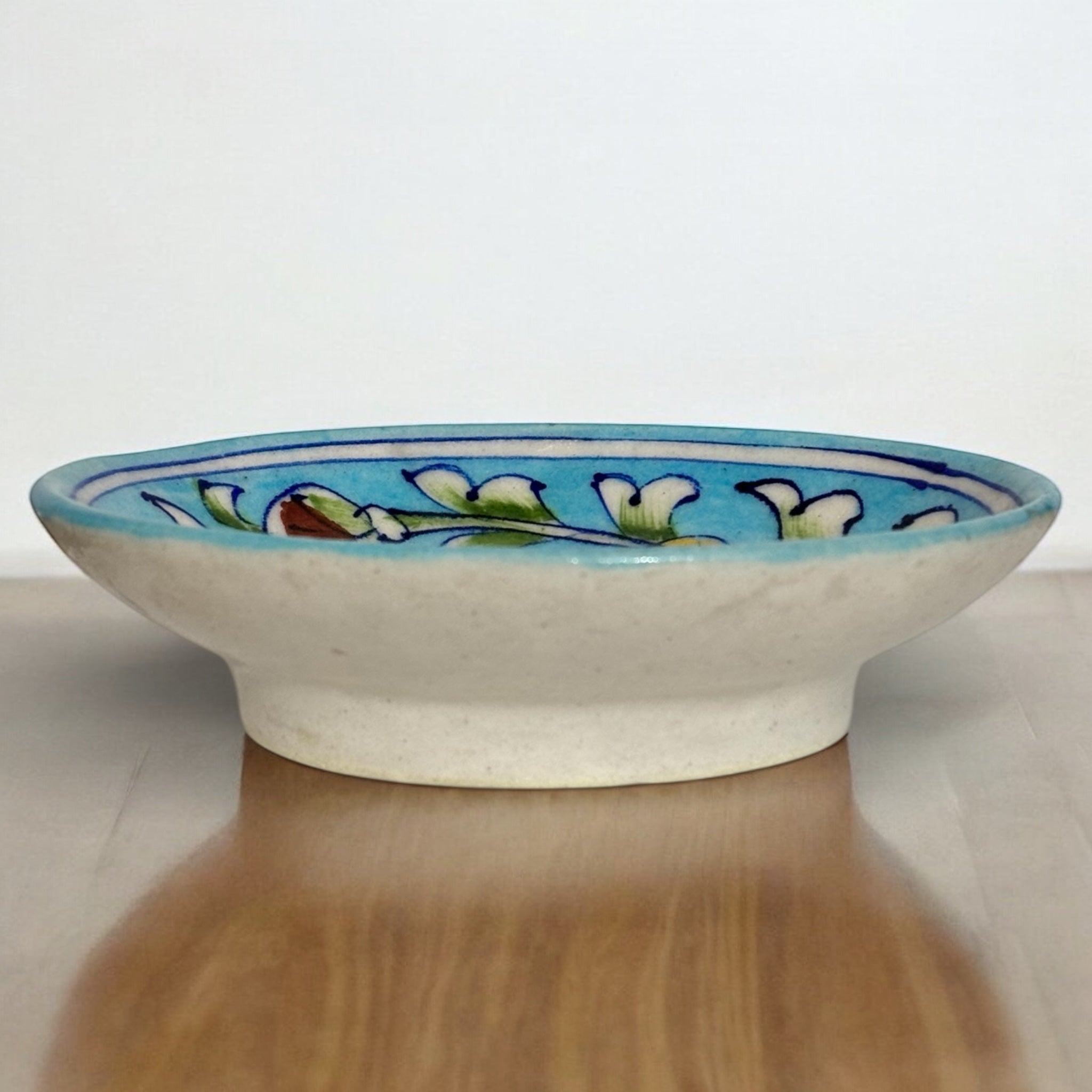 Blue Pottery Soapdish