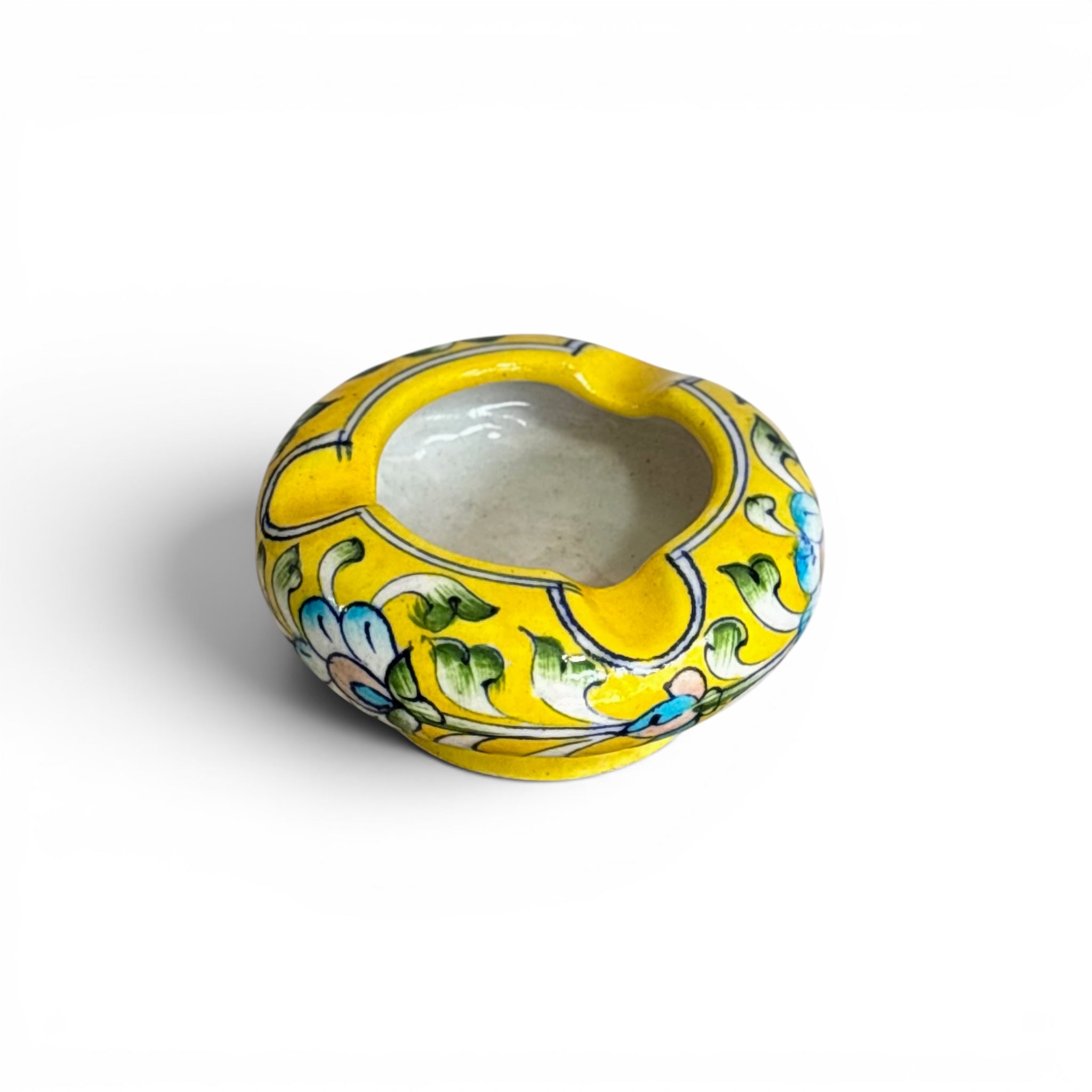 Blue Pottery Ashtray