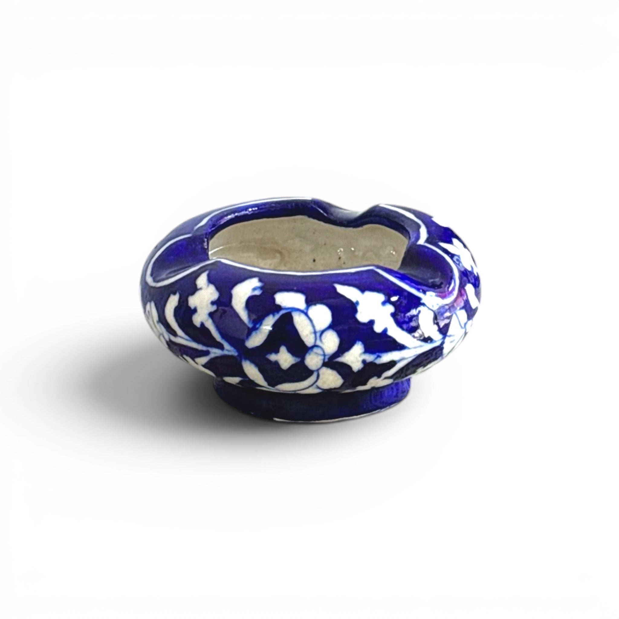Blue Pottery Ashtray