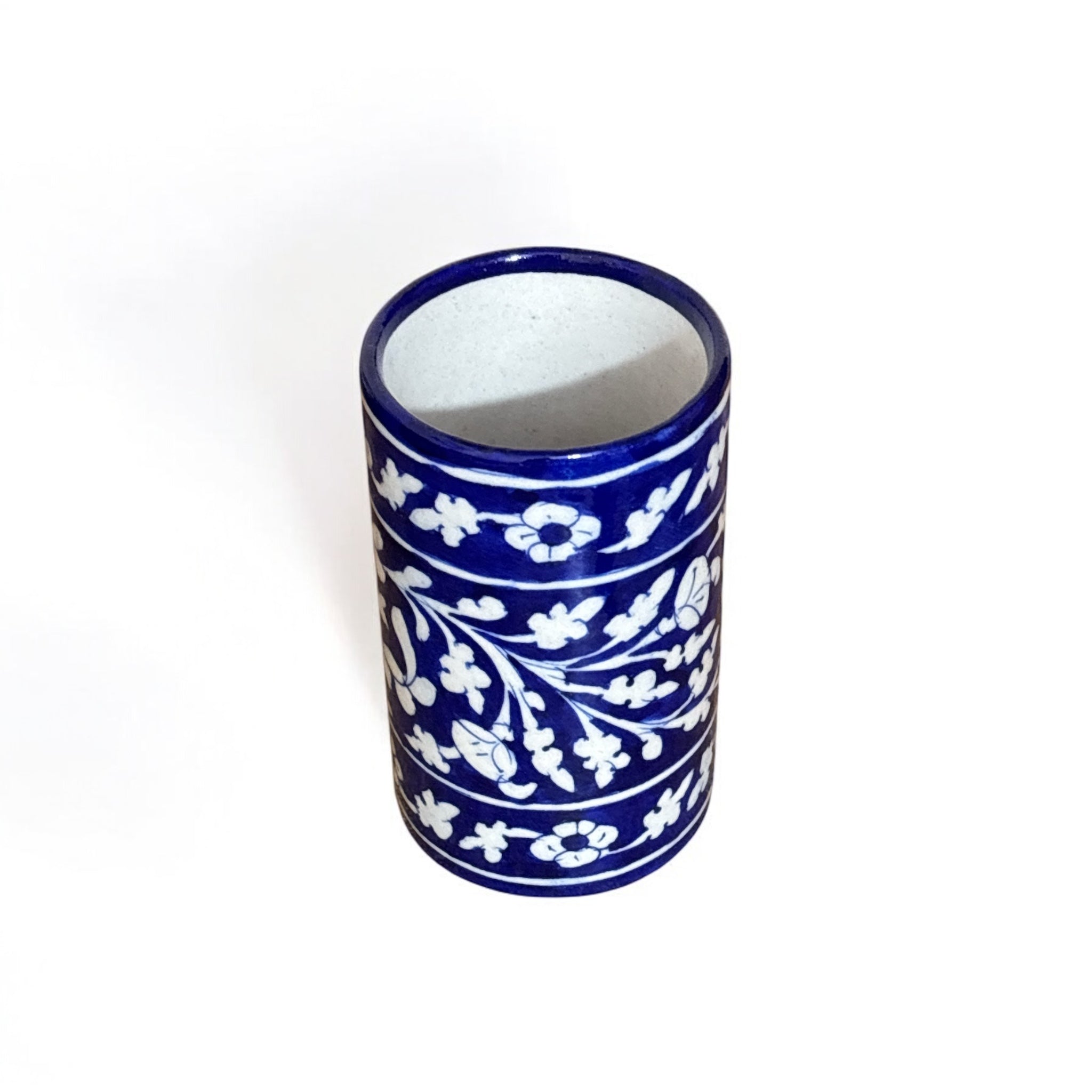 Blue Pottery Pen stand