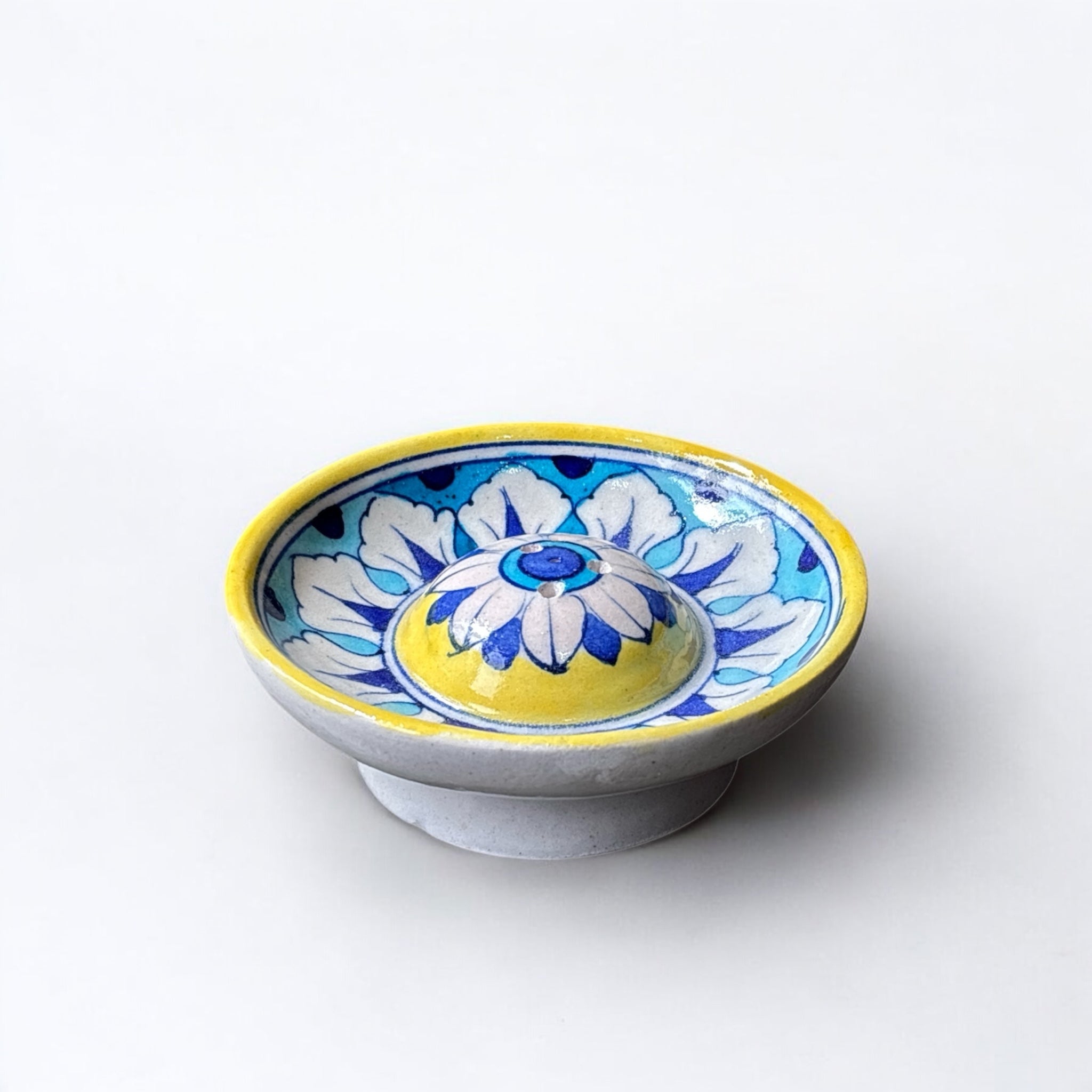 Blue Pottery Incense Stick Holder