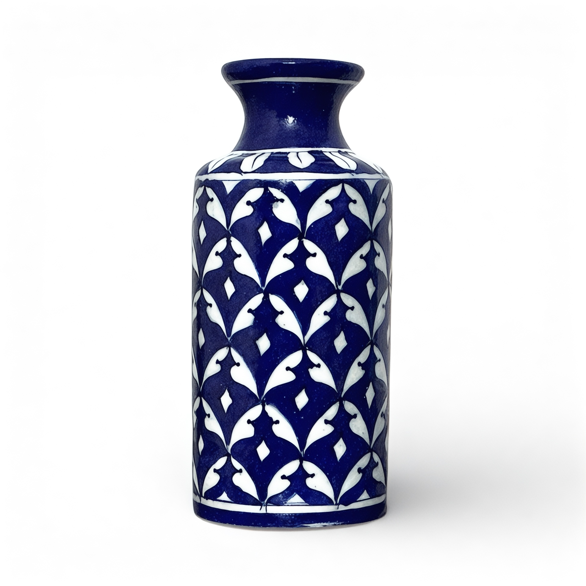 Blue Pottery Flower Vase