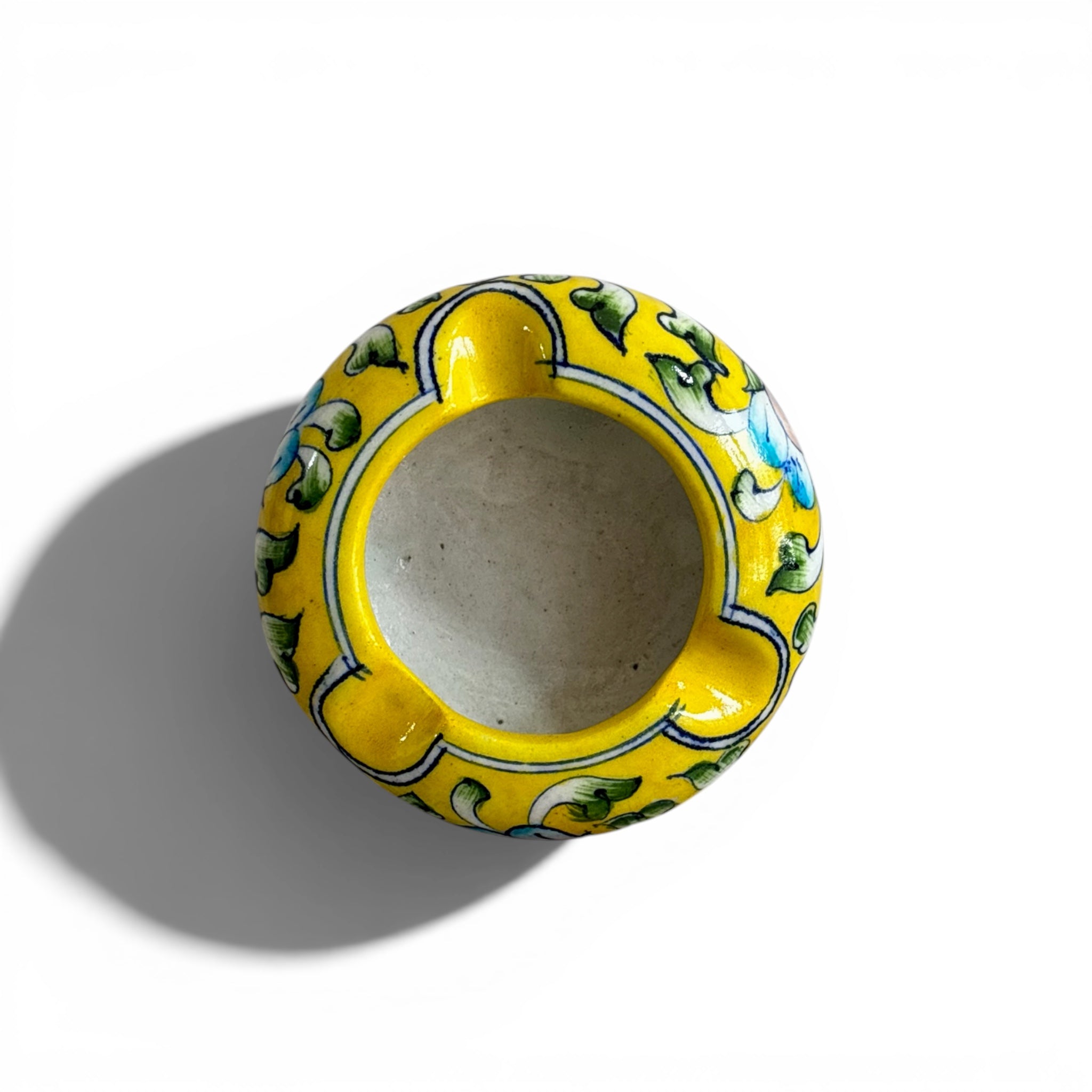 Blue Pottery Ashtray