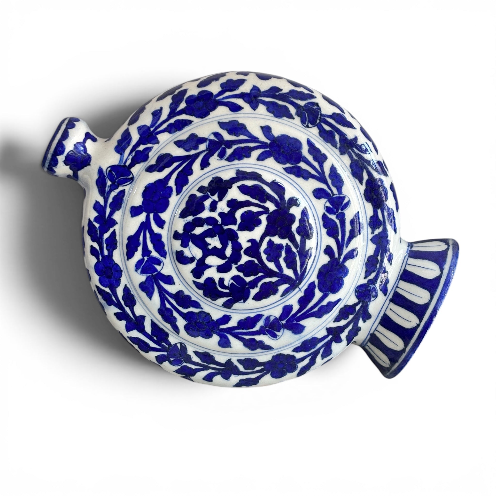 Blue Pottery T-vase