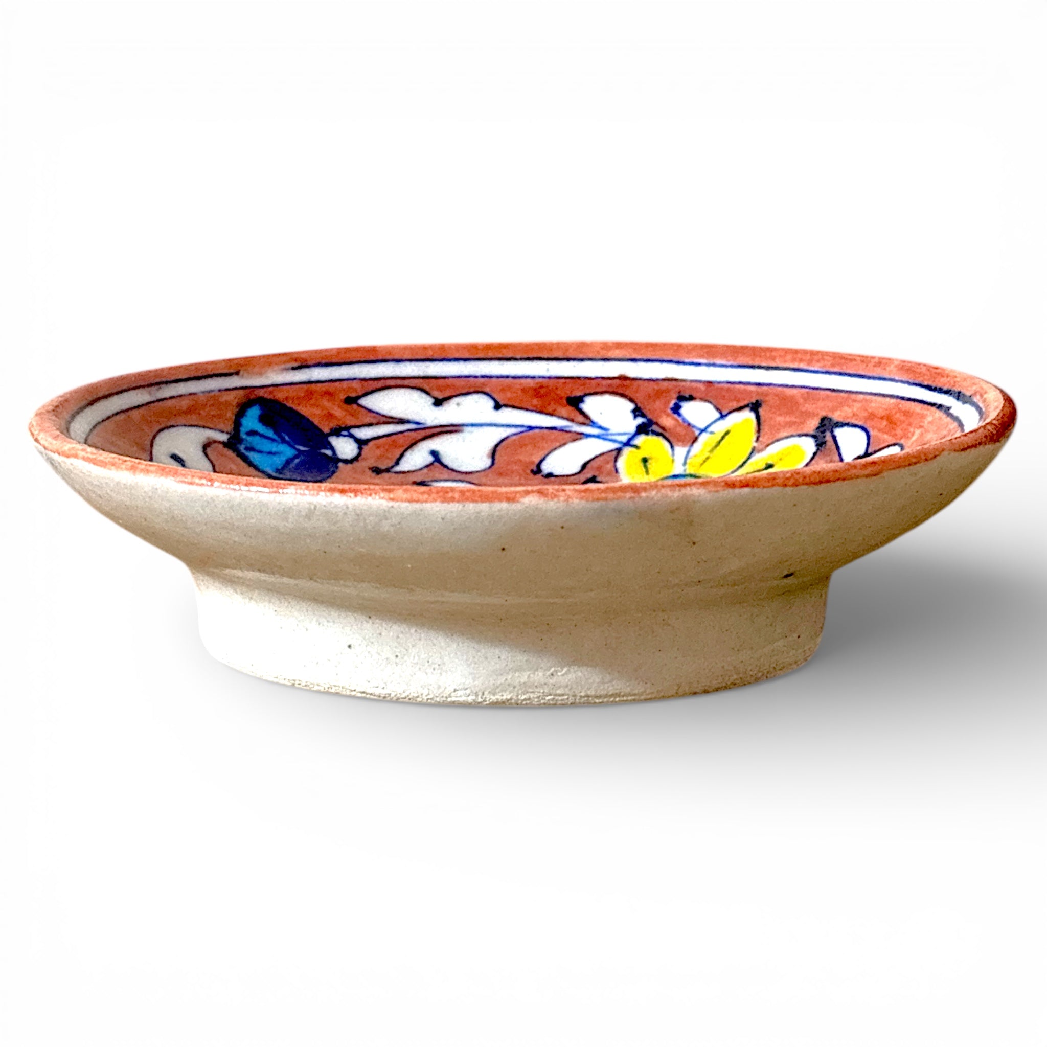 Blue Pottery Soapdish