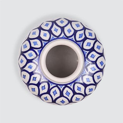 Blue Pottery Vase / Jar
