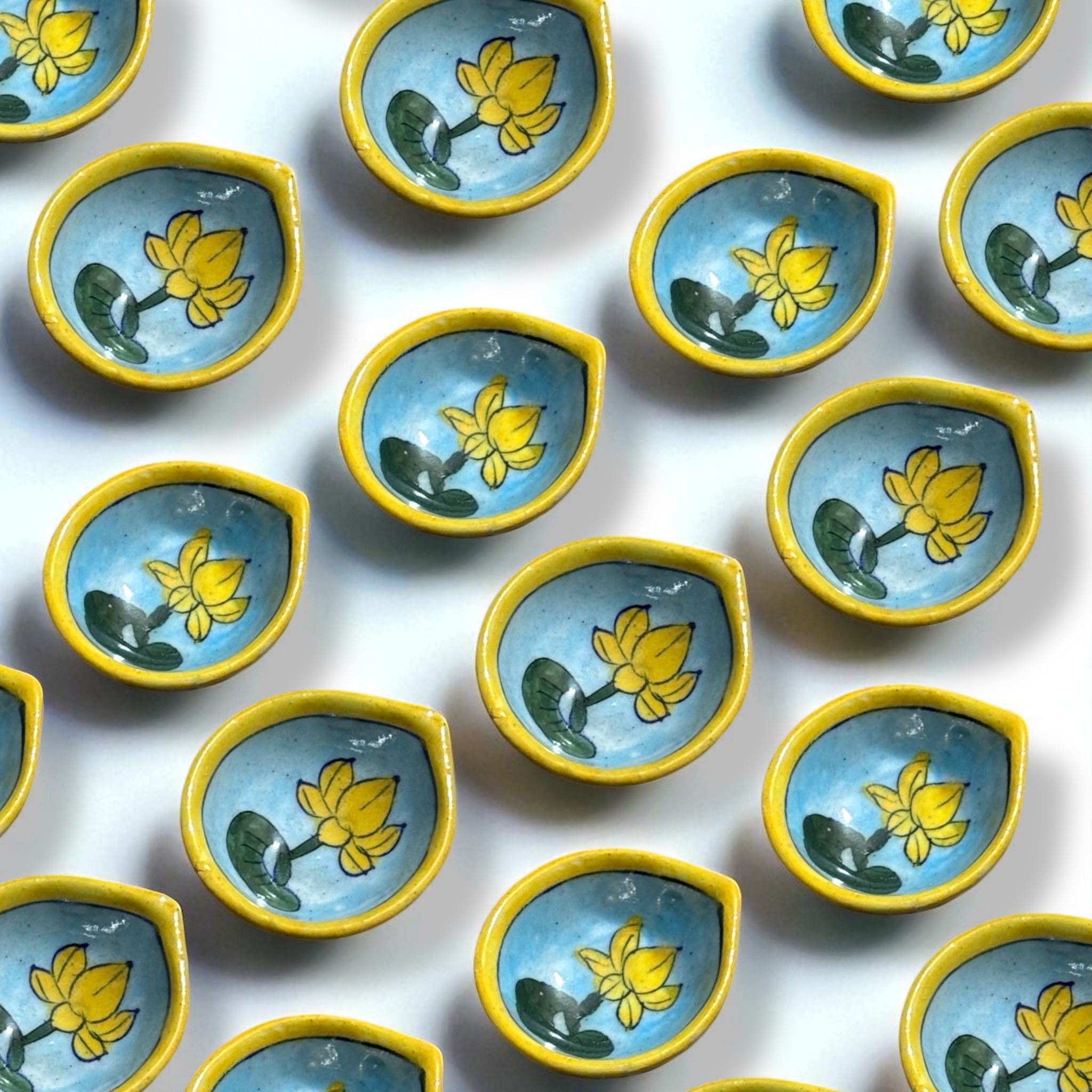 Blue Pottery Diya’s