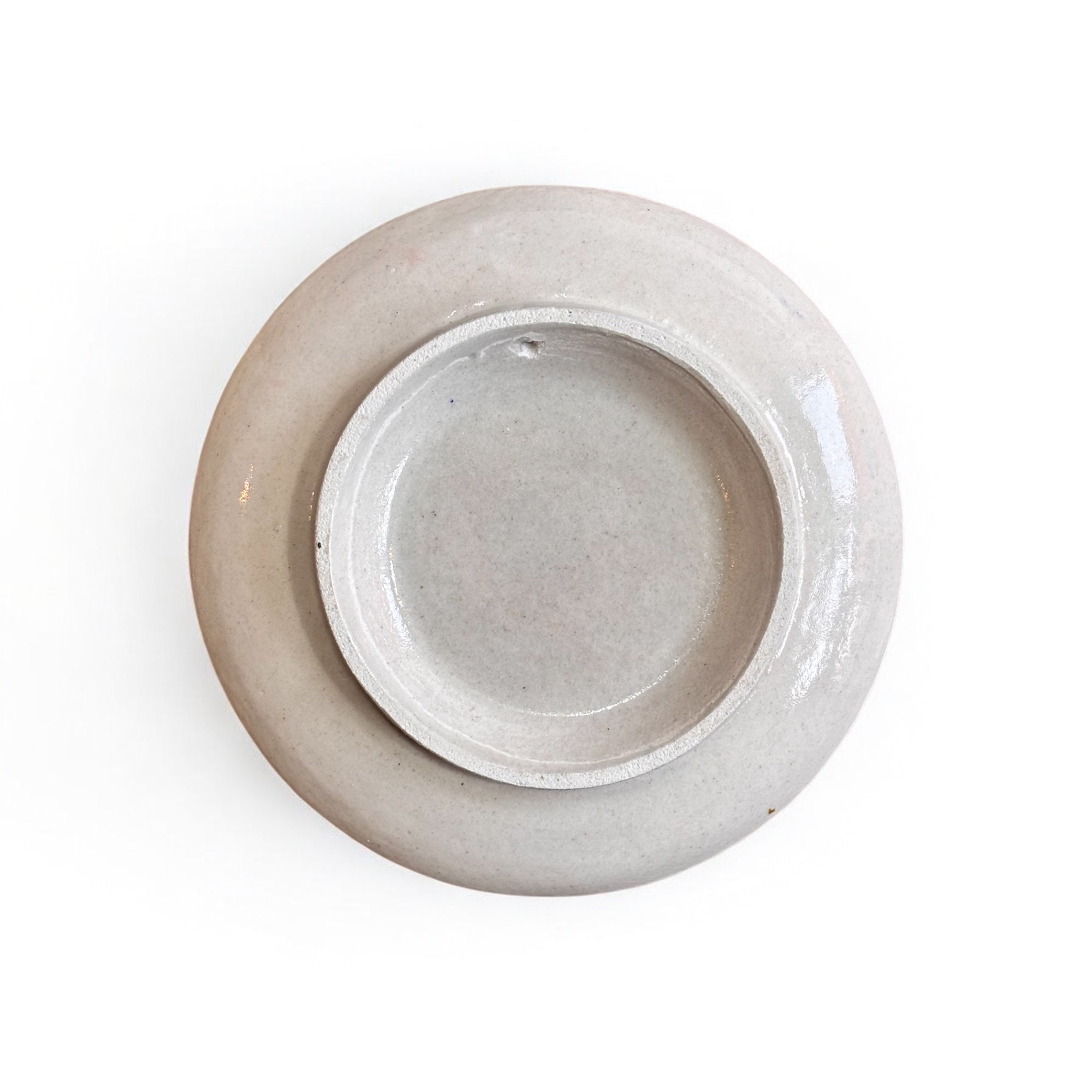 6 Inch Blue Pottery Plate