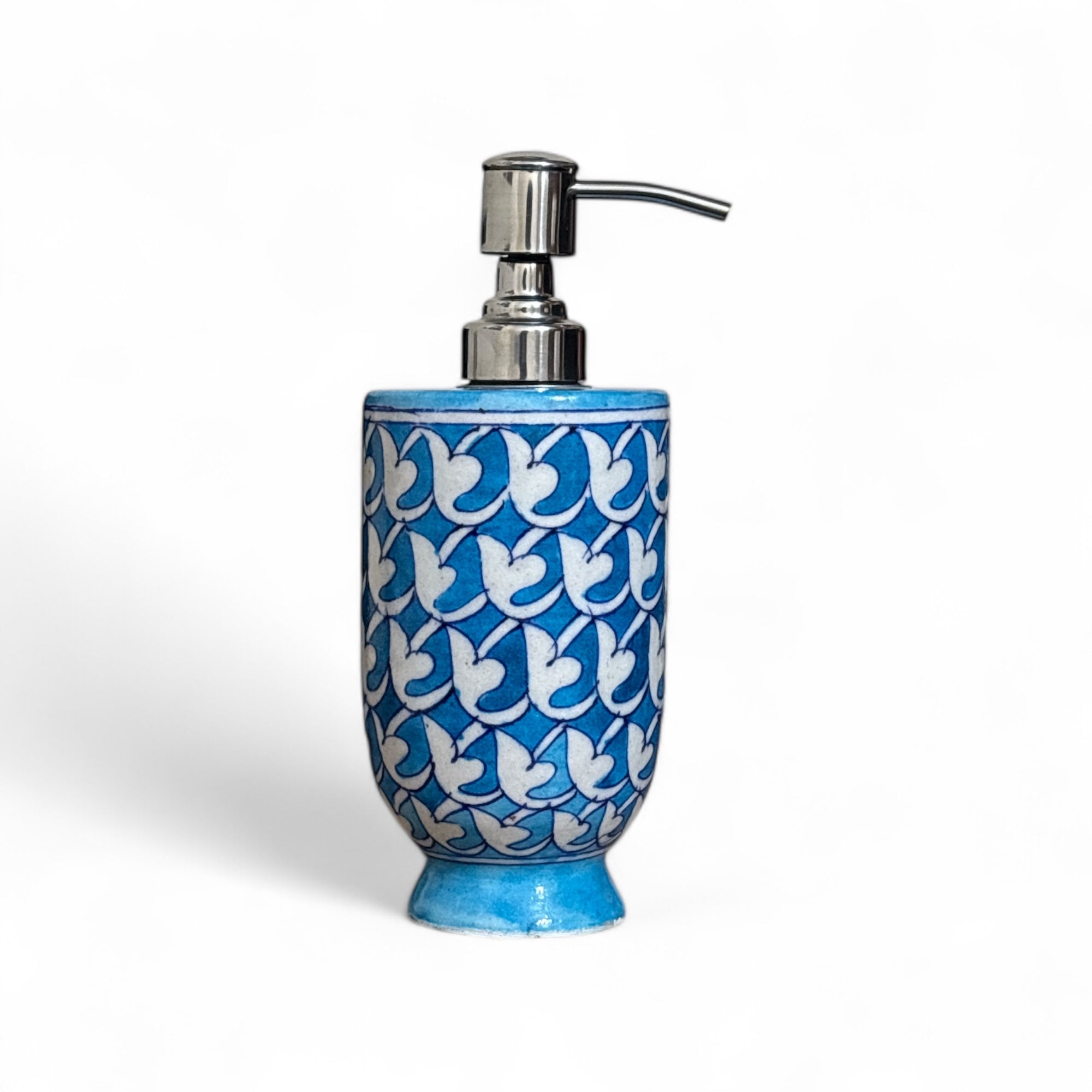Blue Pottery Dispenser