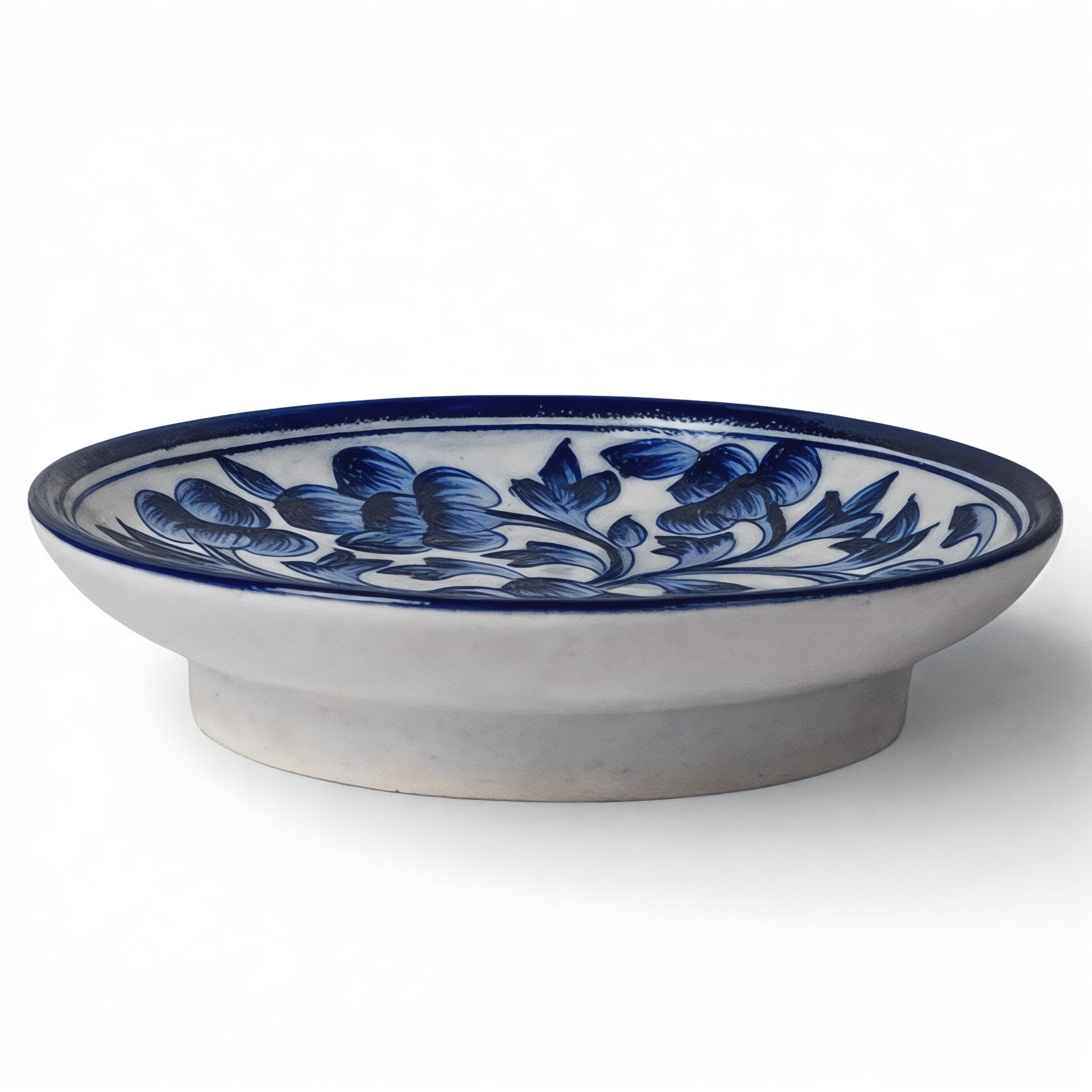 Blue Pottery 6 inch Plate