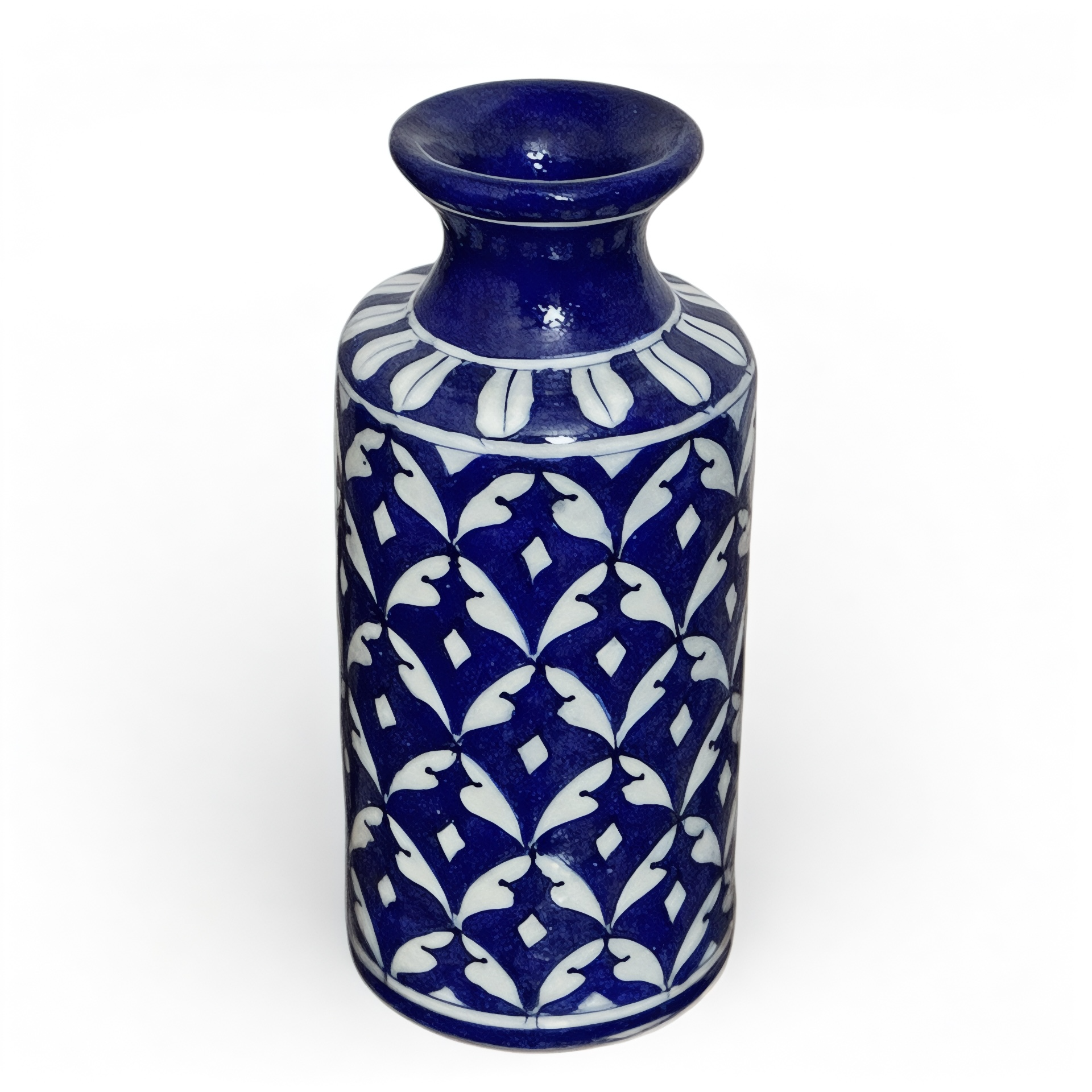 Blue Pottery Flower Vase